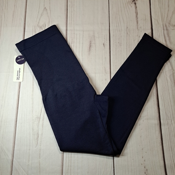 Empetua High Waisted Leggings XL Navy - Picture 1 of 10